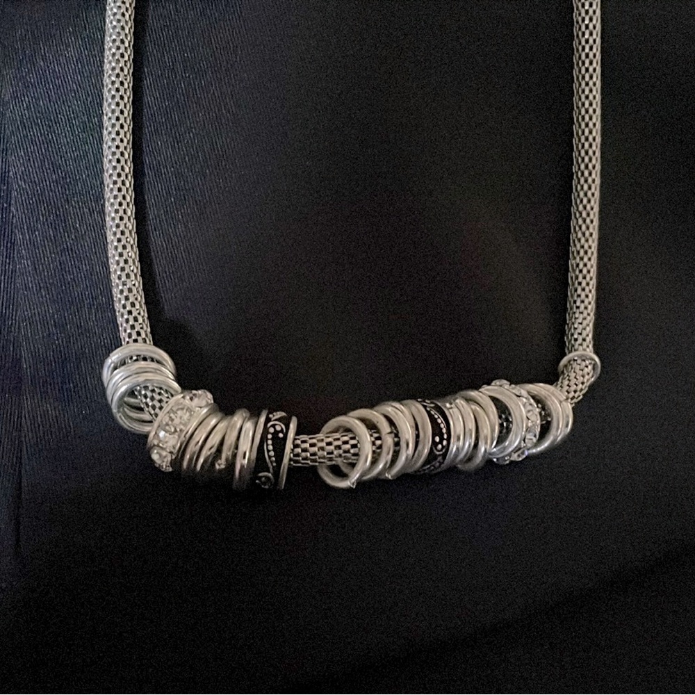 Sterling silver necklace nine length